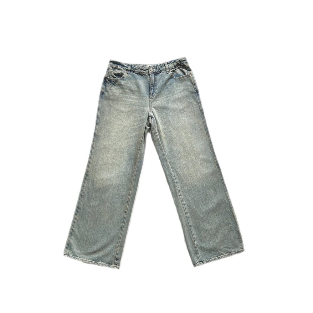 Viral PacSun Eco Medium Indigo Low Rise Baggy Jeans, Size 30